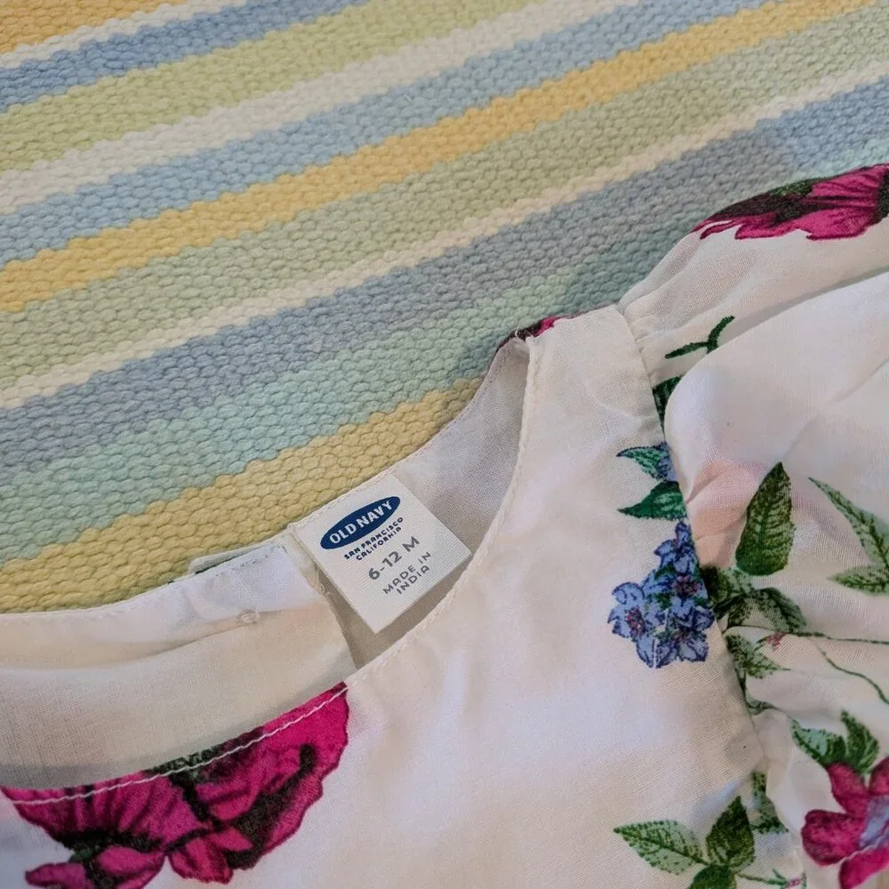 ⭐Old Navy floral sundress 6-12 months